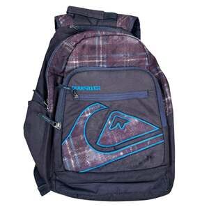 vintage y2k 2000s Quiksilver plaid backpack surfwear indie hawaii streetwear emo